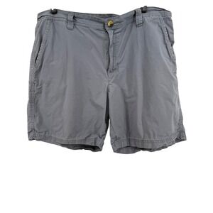 Columbia Casual Shorts Mens 38 Grey Cotton AM4471 8 Inch Inseam